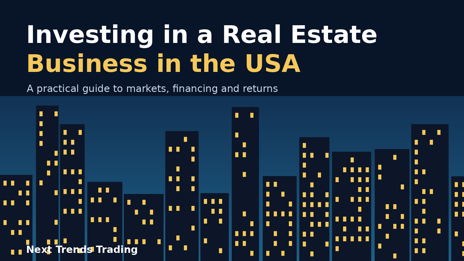 Investing in a Real Estate Business in the USA